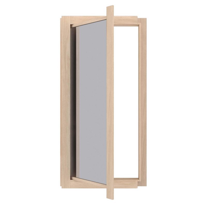 Hanging Mirror Door White Oak Natural Left Action 398e99b5 8cca 48fc aade a4d039a06640