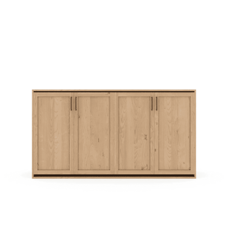 Horizontal Murphy Bed Alder Shaker Panel Closed