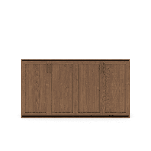 Horizontal Murphy Bed Maple Shaker Panel Closed