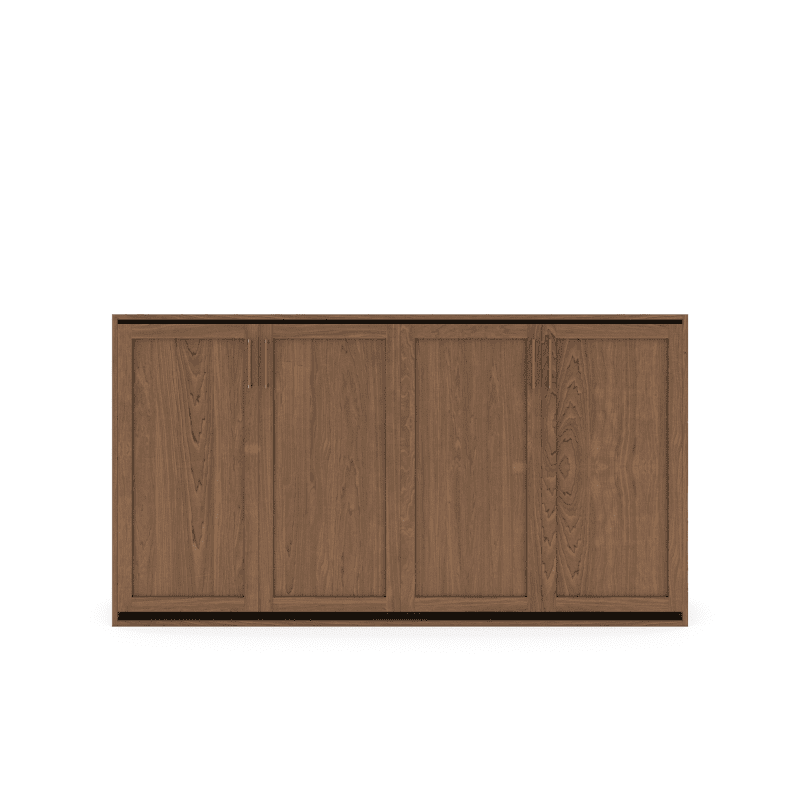 Horizontal Murphy Bed Maple Shaker Panel Closed