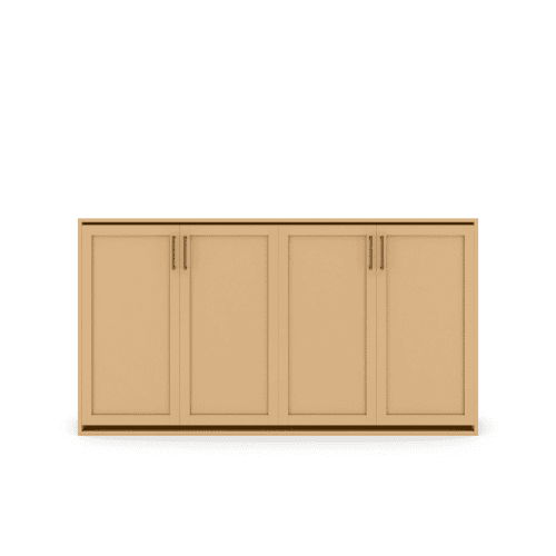 Horizontal Murphy Bed Paint Shaker Panel Closed