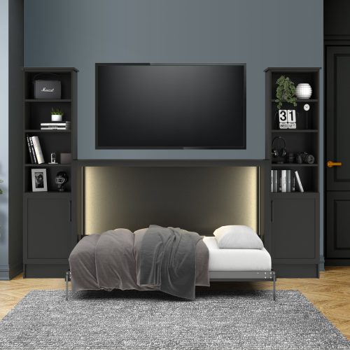 Media Center Horizontal Bed bed lifestyle open