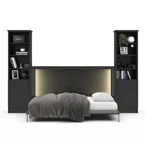 Media Center Horizontal Bed bed open