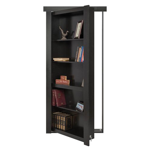 Single Flush Mount Paint Grade Hidden Bookcase Door - Murphy Door, Inc.