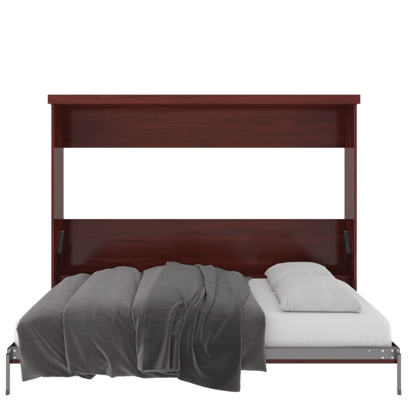 Queen Bed Horizontal Open Cherry Cherry