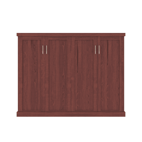 Queen Bed Shaker Maple Cherry closed