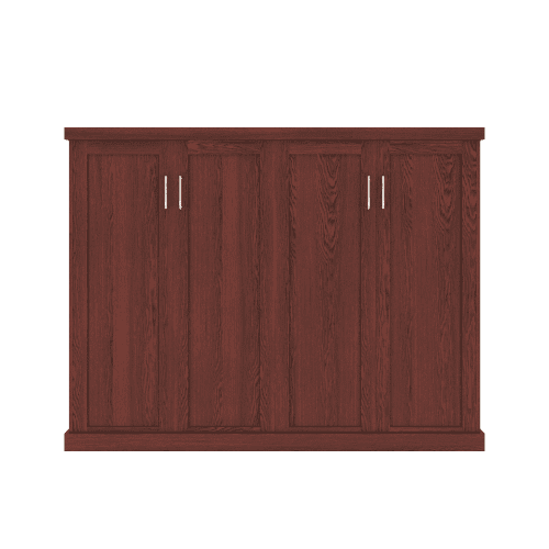 Queen Bed Shaker Oak Cherry Closed