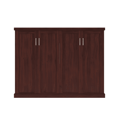 Queen Bed Shaker Walnut Cherry closed