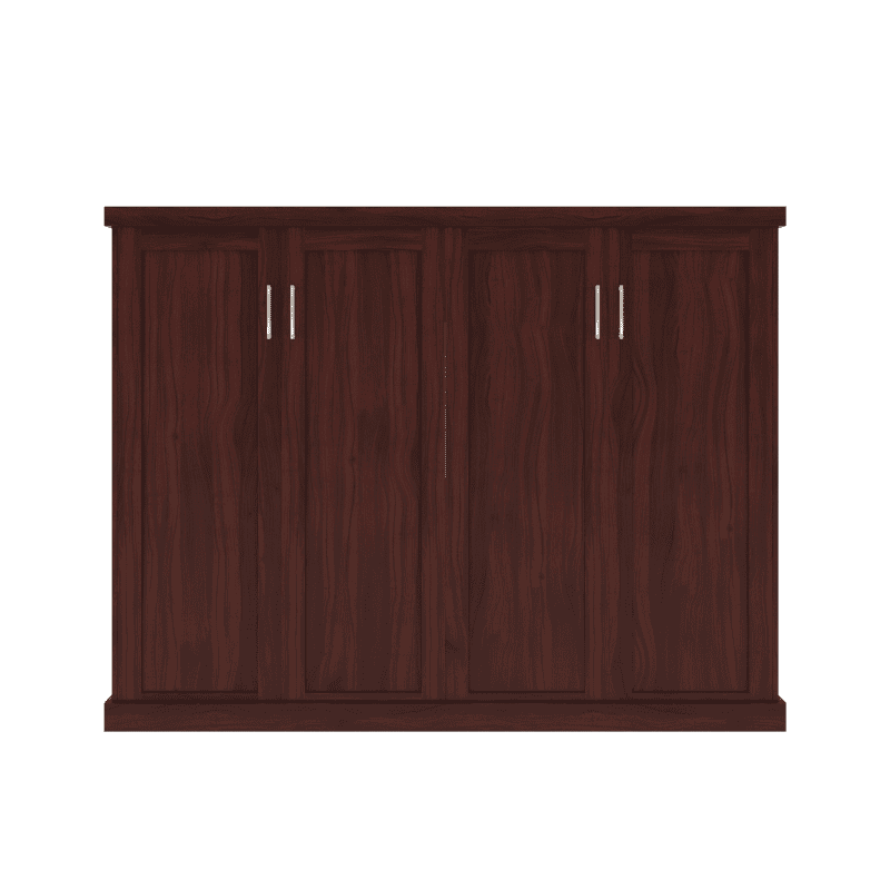 Queen Bed Shaker Walnut Cherry closed