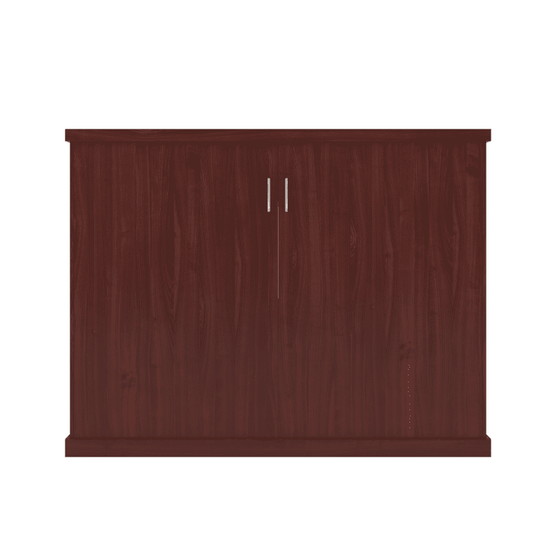 Queen Bed Slab Cherry Cherry closed