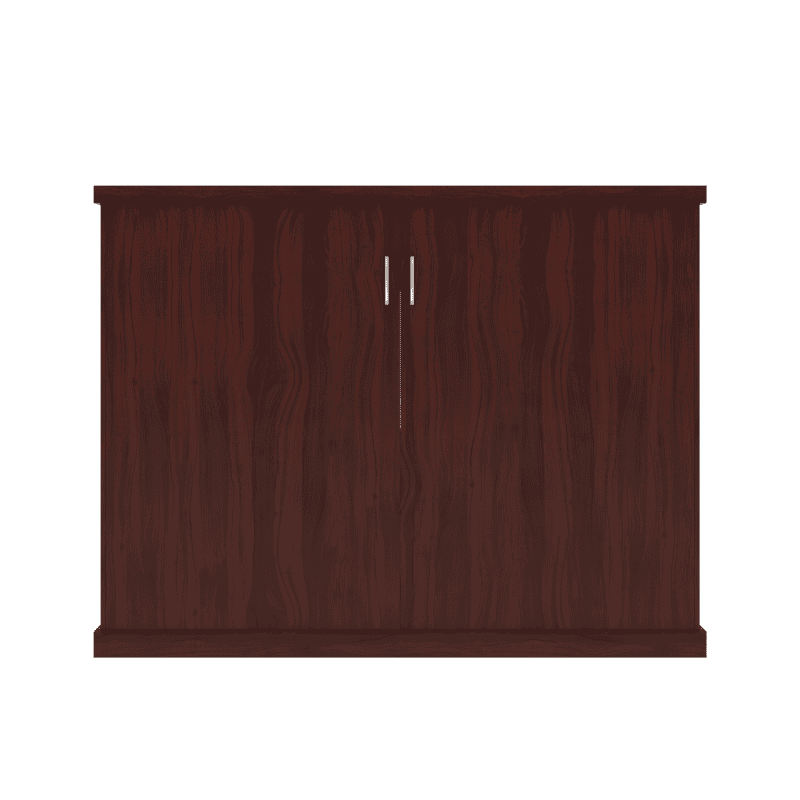 Queen Bed Slab Walnut Cherry closed