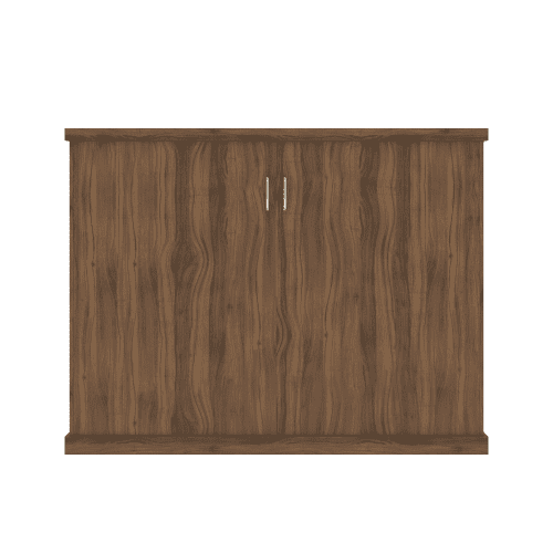 Queen Bed Slab Walnut Clear closed